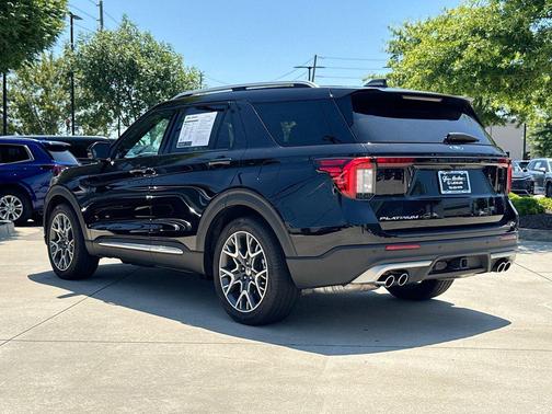 Agate Black Metallic 2025 Ford Explorer Platinum