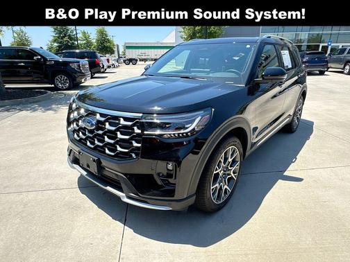 Agate Black Metallic 2025 Ford Explorer Platinum