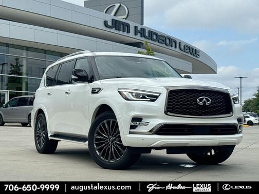 Moonstone White 2023 INFINITI QX80 PREMIUM SELECT AWD