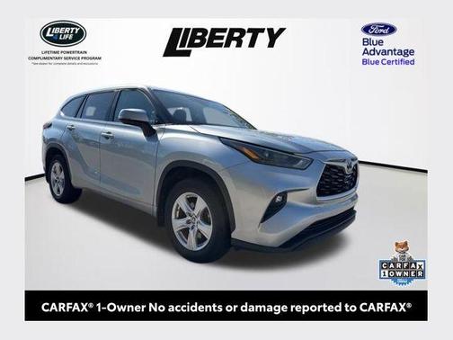 Celestial Silver Metallic 2023 Toyota Highlander LE