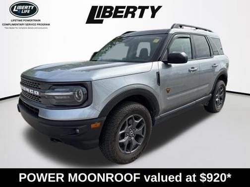 Iconic Silver Metallic 2023 Ford Bronco Sport Badlands
