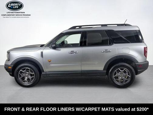 Iconic Silver Metallic 2023 Ford Bronco Sport Badlands