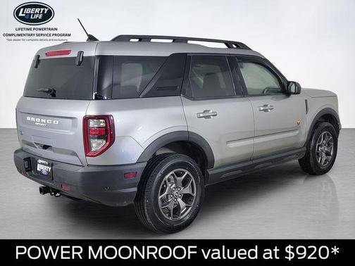 Iconic Silver Metallic 2023 Ford Bronco Sport Badlands