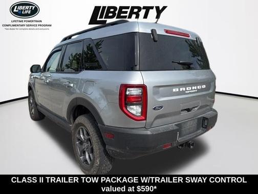 Iconic Silver Metallic 2023 Ford Bronco Sport Badlands