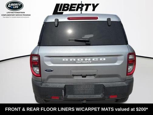 Iconic Silver Metallic 2023 Ford Bronco Sport Badlands