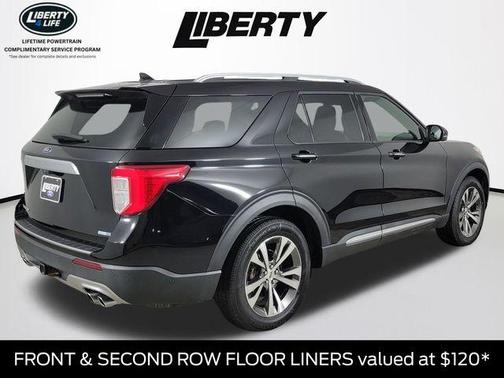 Agate Black Metallic 2020 Ford Explorer Platinum