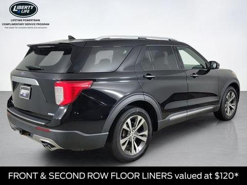 Agate Black Metallic 2020 Ford Explorer Platinum