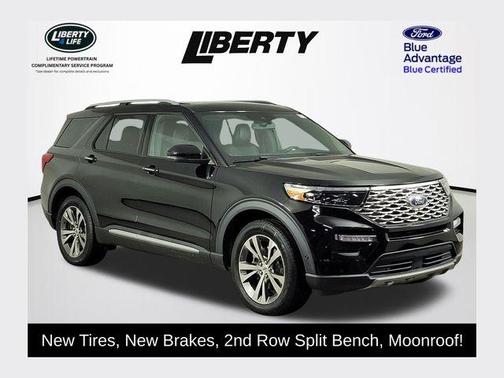 Agate Black Metallic 2020 Ford Explorer Platinum