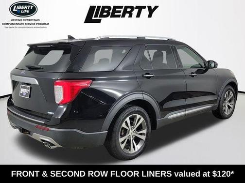 Agate Black Metallic 2020 Ford Explorer Platinum