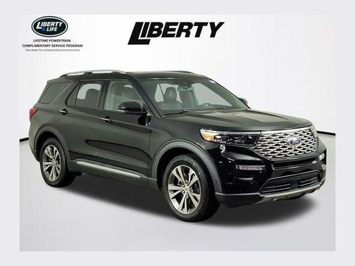 Agate Black Metallic 2020 Ford Explorer Platinum