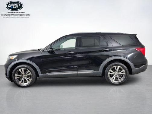 Agate Black Metallic 2020 Ford Explorer Platinum