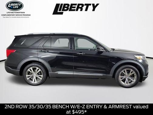 Agate Black Metallic 2020 Ford Explorer Platinum
