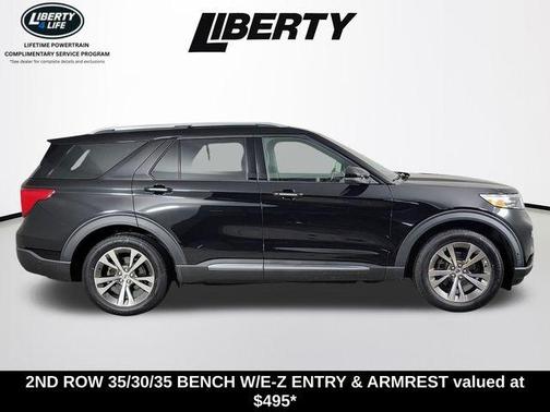 Agate Black Metallic 2020 Ford Explorer Platinum