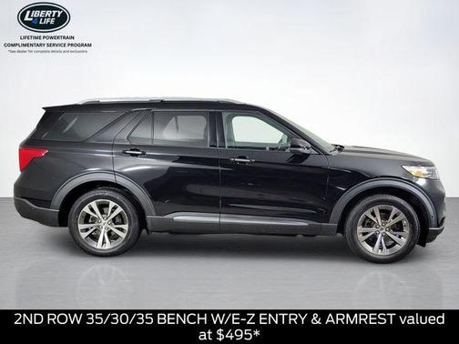 Agate Black Metallic 2020 Ford Explorer Platinum
