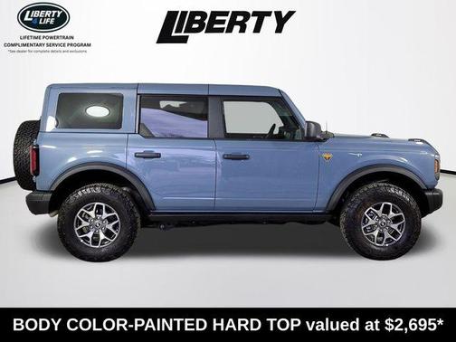 Azure / Gray Metallic 2025 Ford Bronco Badlands