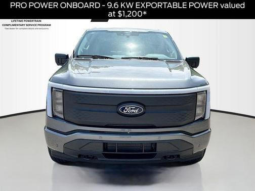 Gray Metallic 2025 Ford F-150 Lightning Flash