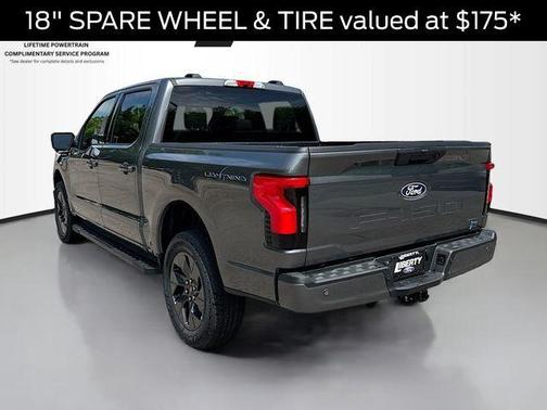 Gray Metallic 2025 Ford F-150 Lightning Flash