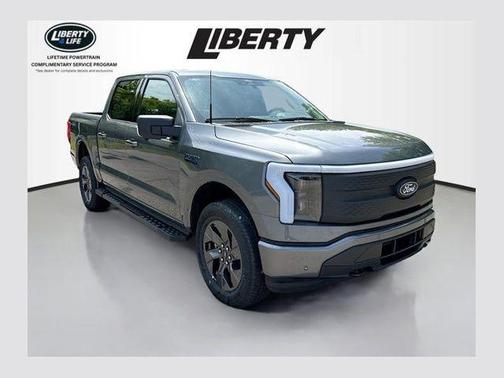 Gray Metallic 2025 Ford F-150 Lightning Flash