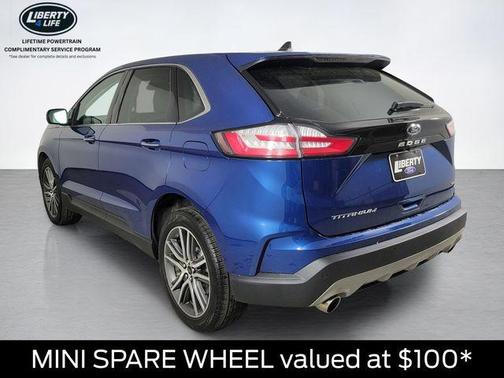 Blue Metallic 2024 Ford Edge Titanium