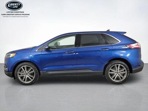 Blue Metallic 2024 Ford Edge Titanium
