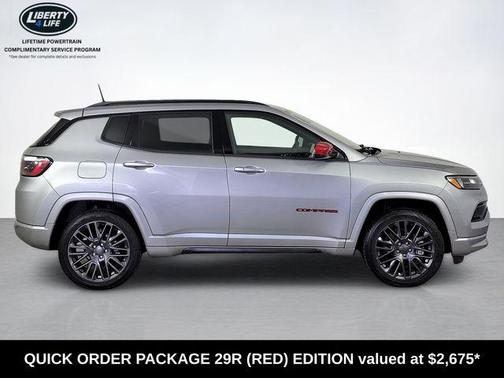 Billet Silver Metallic Clearcoat 2023 Jeep Compass (RED) Edition
