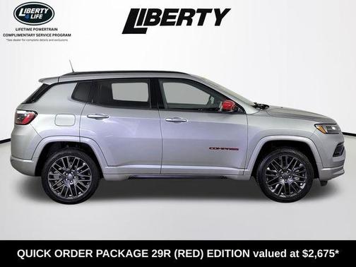 Billet Silver Metallic Clearcoat 2023 Jeep Compass (RED) Edition