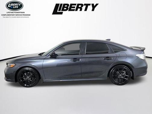 Aegean Blue Metallic 2024 Honda Civic Sport