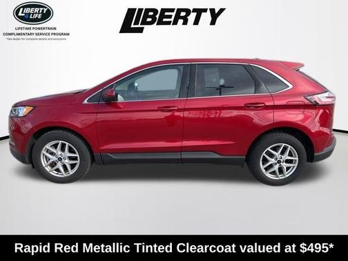 Rapid Red Metallic Tinted Clearcoat 2023 Ford Edge SEL