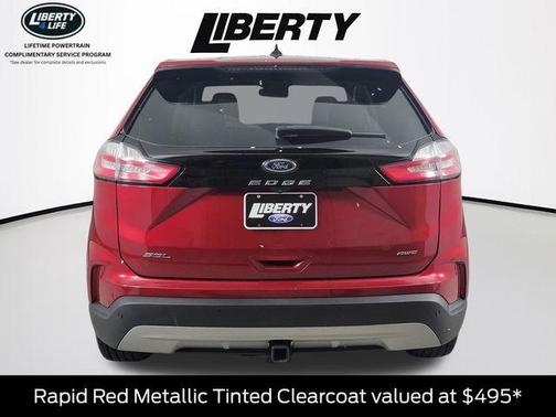 Rapid Red Metallic Tinted Clearcoat 2023 Ford Edge SEL