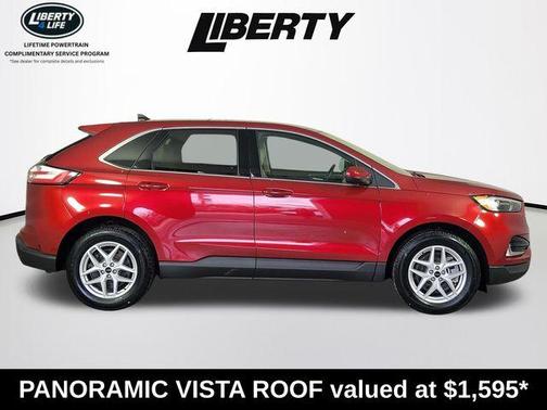 Rapid Red Metallic Tinted Clearcoat 2023 Ford Edge SEL