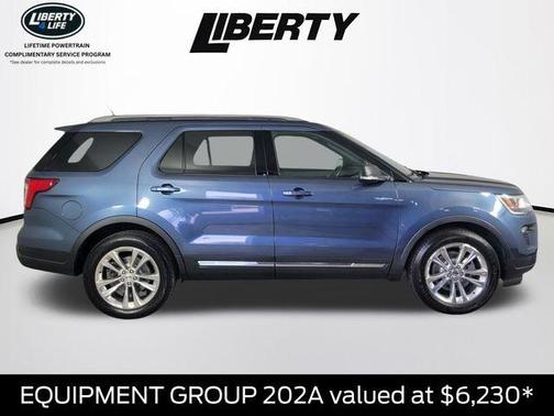 Blue Metallic 2019 Ford Explorer XLT
