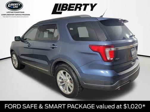 Blue Metallic 2019 Ford Explorer XLT