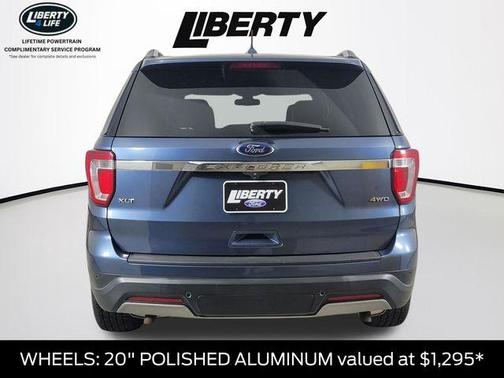 Blue Metallic 2019 Ford Explorer XLT