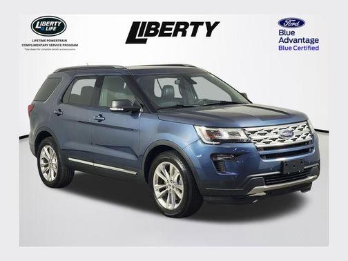Blue Metallic 2019 Ford Explorer XLT