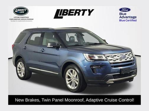 Blue Metallic 2019 Ford Explorer XLT