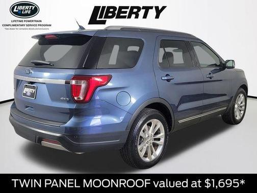 Blue Metallic 2019 Ford Explorer XLT