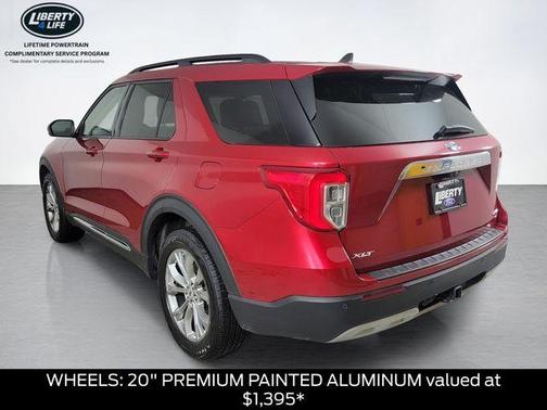 Rapid Red Metallic Tinted Clearcoat 2023 Ford Explorer XLT