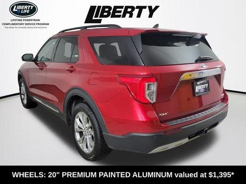 Rapid Red Metallic Tinted Clearcoat 2023 Ford Explorer XLT