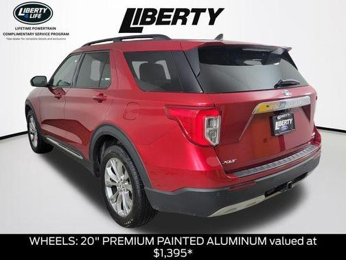 Rapid Red Metallic Tinted Clearcoat 2023 Ford Explorer XLT