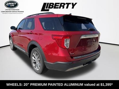 Rapid Red Metallic Tinted Clearcoat 2023 Ford Explorer XLT