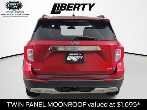 Rapid Red Metallic Tinted Clearcoat 2023 Ford Explorer XLT