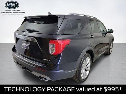 Agate Black Metallic 2023 Ford Explorer Platinum