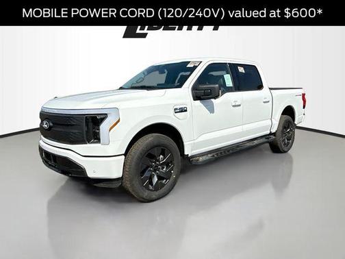 Oxford White 2025 Ford F-150 Lightning Flash
