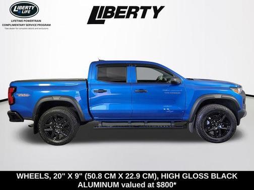 Glacier Blue Metallic 2023 Chevrolet Colorado Trail Boss