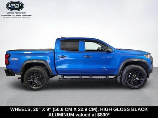Glacier Blue Metallic 2023 Chevrolet Colorado Trail Boss