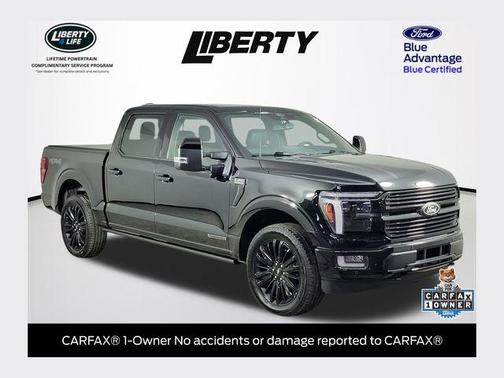 Agate Black Metallic 2025 Ford F-150 Platinum