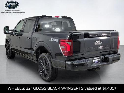 Agate Black Metallic 2025 Ford F-150 Platinum