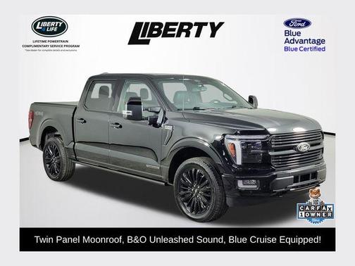 Agate Black Metallic 2025 Ford F-150 Platinum