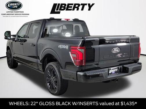 Agate Black Metallic 2025 Ford F-150 Platinum