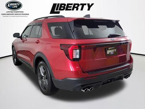 Rapid Red Metallic Tinted Clearcoat 2025 Ford Explorer ST